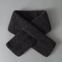 ECHARPE TUBULAIRE - NOIR - LAINE NATURELLE - COLDBREAKER