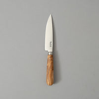 COUTEAU D'OFFICE ET DE TABLE - MANCHE OLIVIER - LAME 10 CM - PALLARES SOLSONA