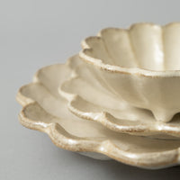 PETITE ASSIETTE EN PORCELAINE - "RINKA" - 16 CM - KANEKO KOHYO POTTERY