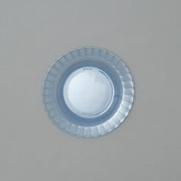 ASSIETTES PLATES X6 - VERRE TREMPÉ - PICARDIE MARINE - 20,5 CM - DURALEX