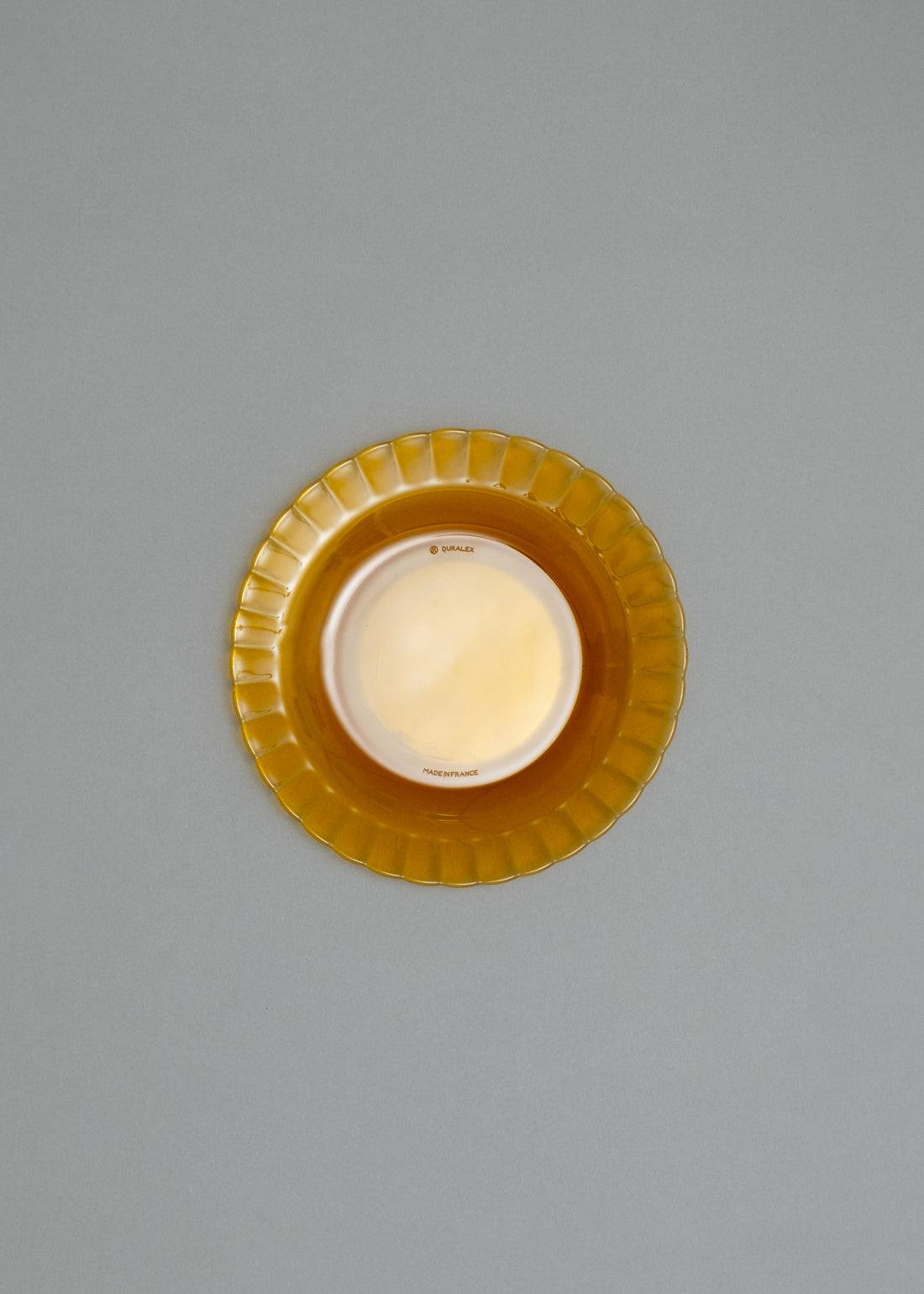ASSIETTES PLATES X6 - VERRE TREMPÉ - PICARDIE VERMEIL - 20,5 CM - DURALEX
