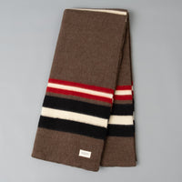 PLAID XXL - LAINE BULGARE - 200 X 160 CM - BRUN - MAGASIN VIVANT!