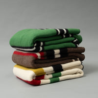 PLAID XXL - LAINE BULGARE - 200 X 160 CM - BRUN - MAGASIN VIVANT!