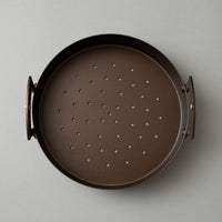 POELE À MARRONS / CHÂTAIGNES - "FER NOIR REPOUSSE" - ⌀ 21,5 CM - NETHERTON FOUNDRY