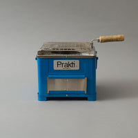 STREET FOOD BBQ - POELE DE CUISSON + GRILL - BLEU - PRAKTI