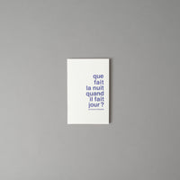 QUE FAIT LA NUIT QUAND IL FAIT JOUR ? - LIVRE A ILLUSTRER - SUPEREDITIONS