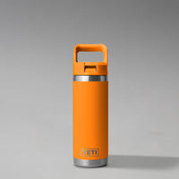 GOURDE ISOTHERME - RAMBLER 18 OZ STRAW BOTTLE - 532 ML - KING CRAB - YETI
