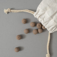 SAC DE 100 BOULES POUR LANCE-PIERRE - ARGILE NATURELLE - LUCISTNICE