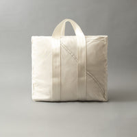 SAC TOTE - TOILE DE PARACHUTE VINTAGE - BLANC - PUEBCO