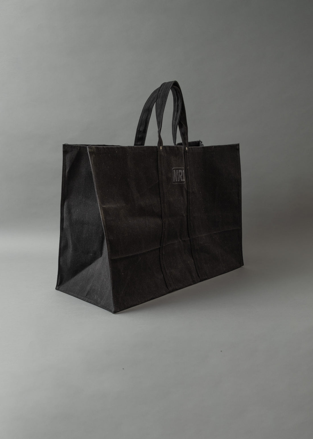 SAC XXL - NOIR - LABOUR TOTE BAG - CANVAS COTON - PUEBCO