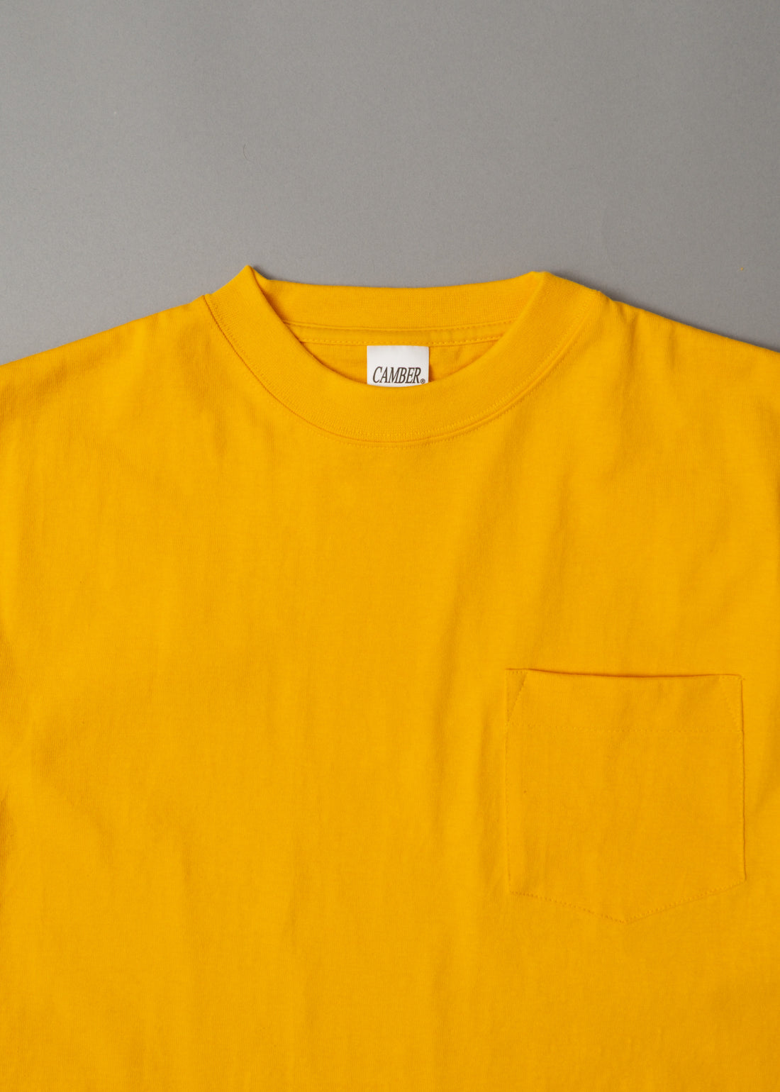 T-SHIRT EPAIS - GOLD - MAX WEIGHT 8 OZ - CAMBER USA