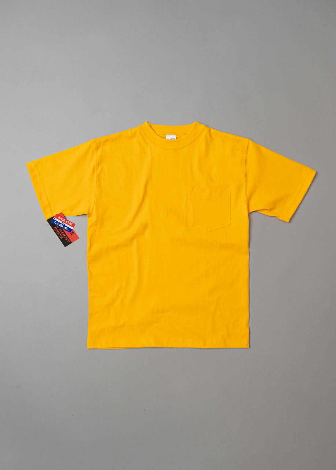 T-SHIRT EPAIS - GOLD - MAX WEIGHT 8 OZ - CAMBER USA