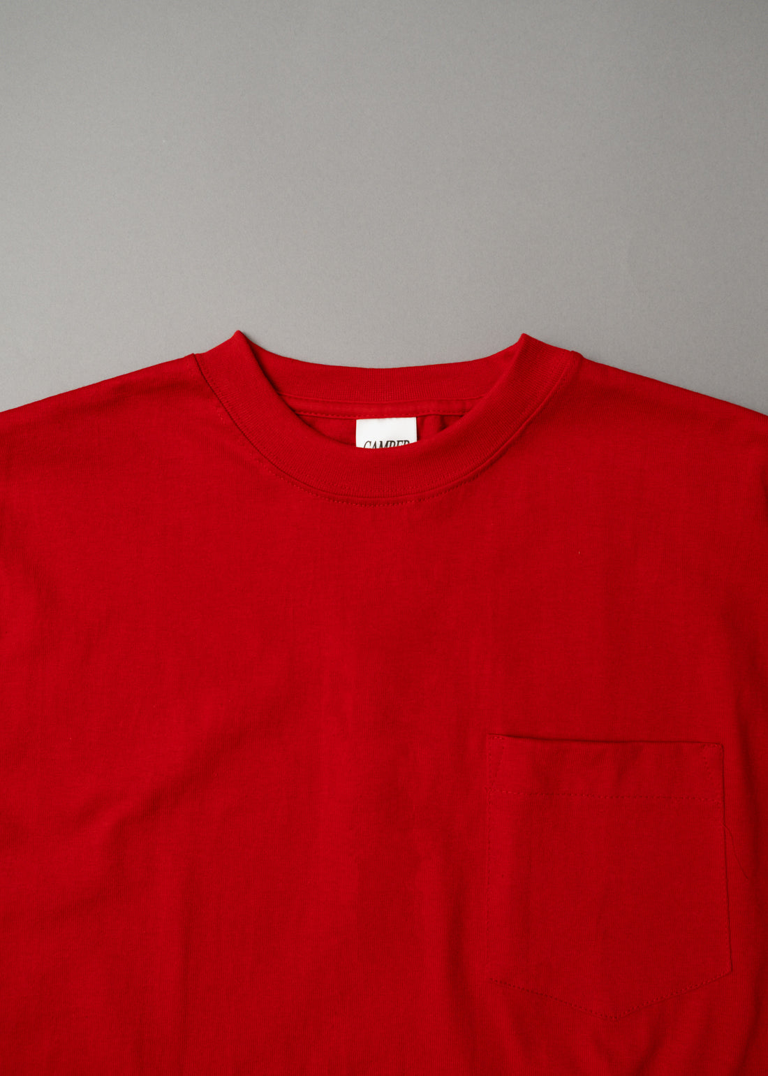 T-SHIRT EPAIS - ROUGE - MAX WEIGHT 8 OZ - CAMBER USA