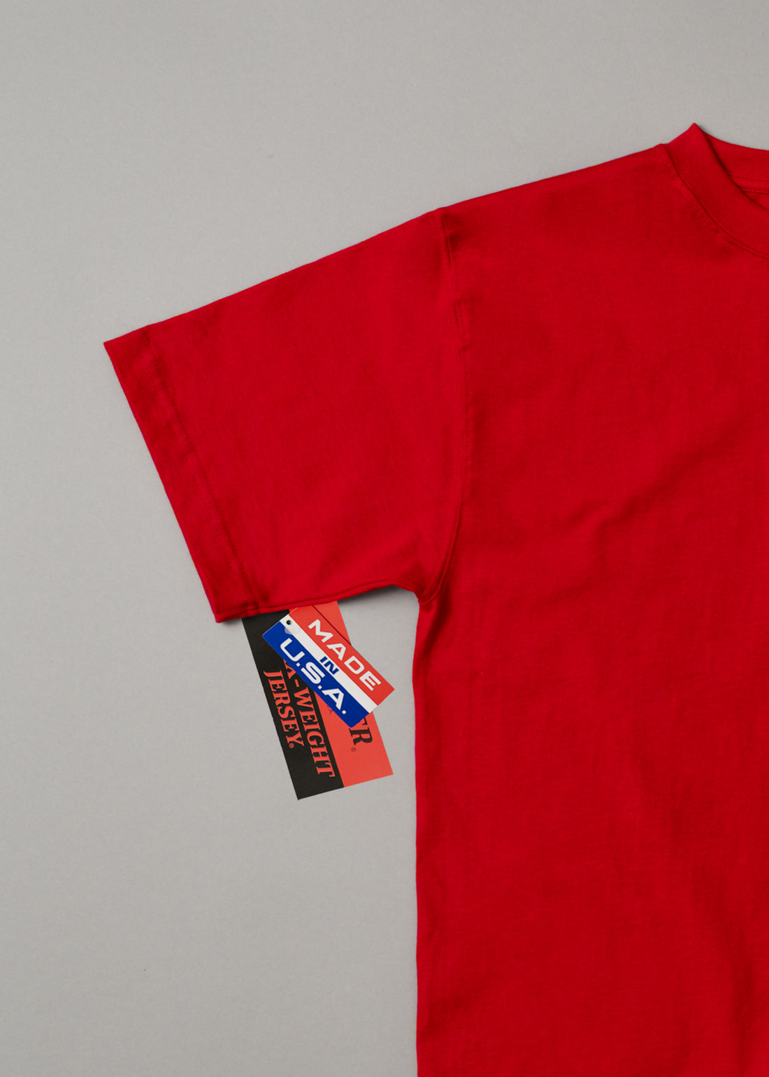 T-SHIRT EPAIS - ROUGE - MAX WEIGHT 8 OZ - CAMBER USA