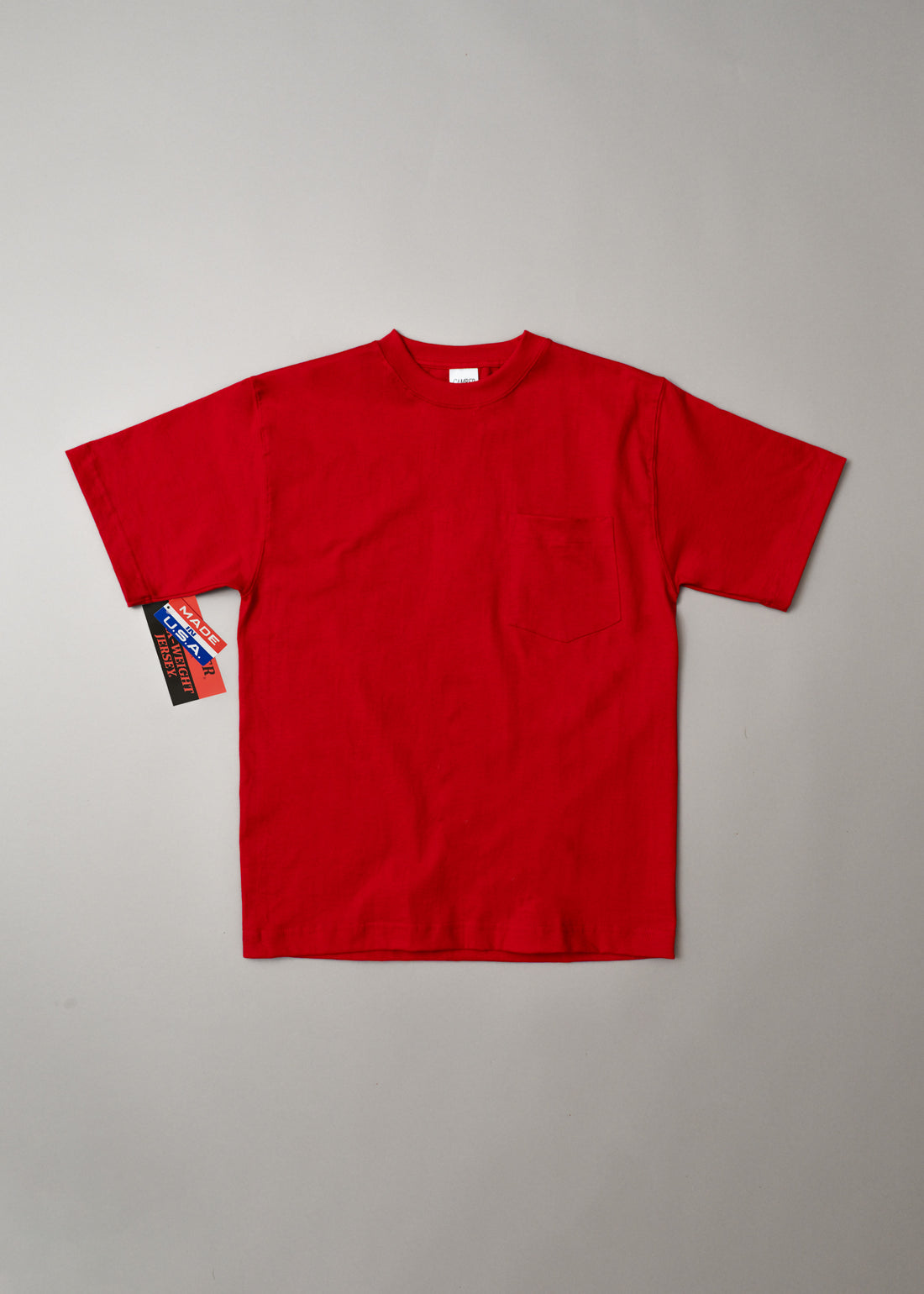 T-SHIRT EPAIS - ROUGE - MAX WEIGHT 8 OZ - CAMBER USA