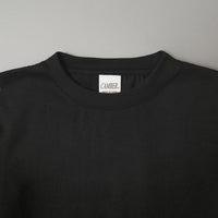 T-SHIRT EPAIS - NOIR - MANCHES LONGUES - MAX WEIGHT 8 OZ - CAMBER USA