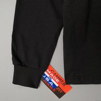 T-SHIRT EPAIS - NOIR - MANCHES LONGUES - MAX WEIGHT 8 OZ - CAMBER USA