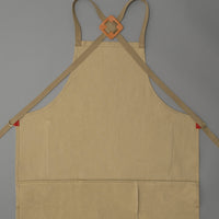 TABLIER FENDU EN CANVAS EPAIS - "FRONT SPLIT APRON" - NIWAKI