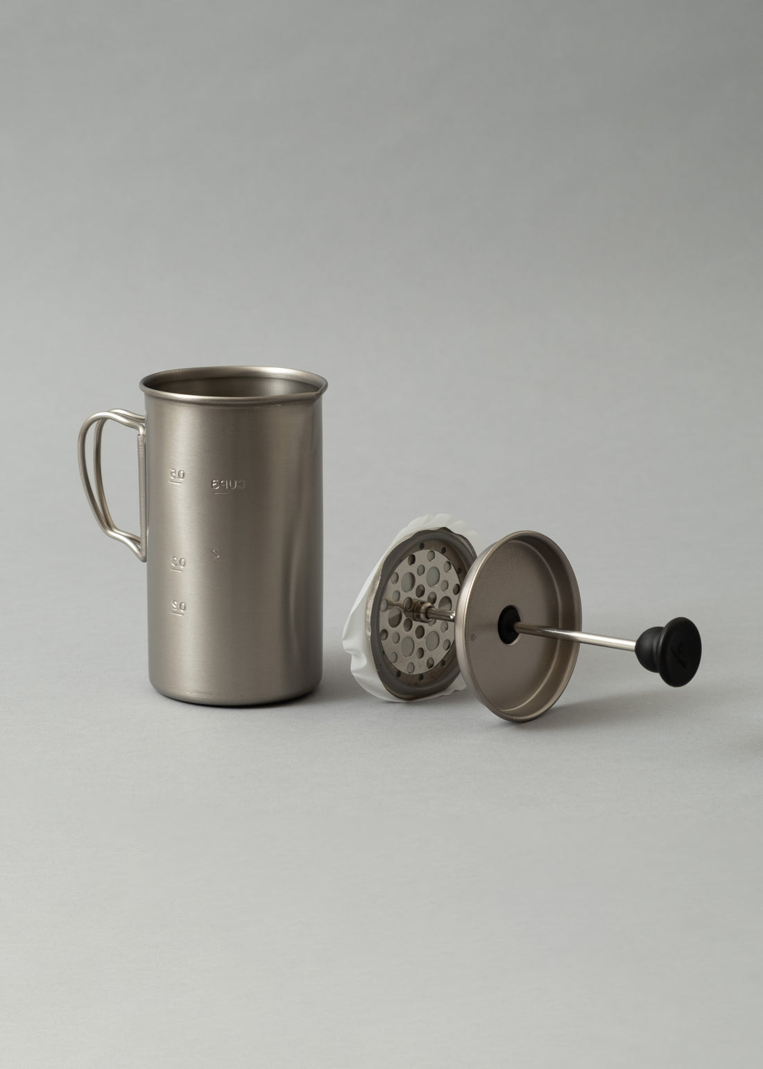 CAFETIERE A PISTON EN TITANE - 3 TASSES - SNOW PEAK