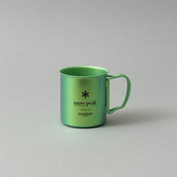 MUG EN TITANE ANODISÉ - VERT - SNOW PEAK