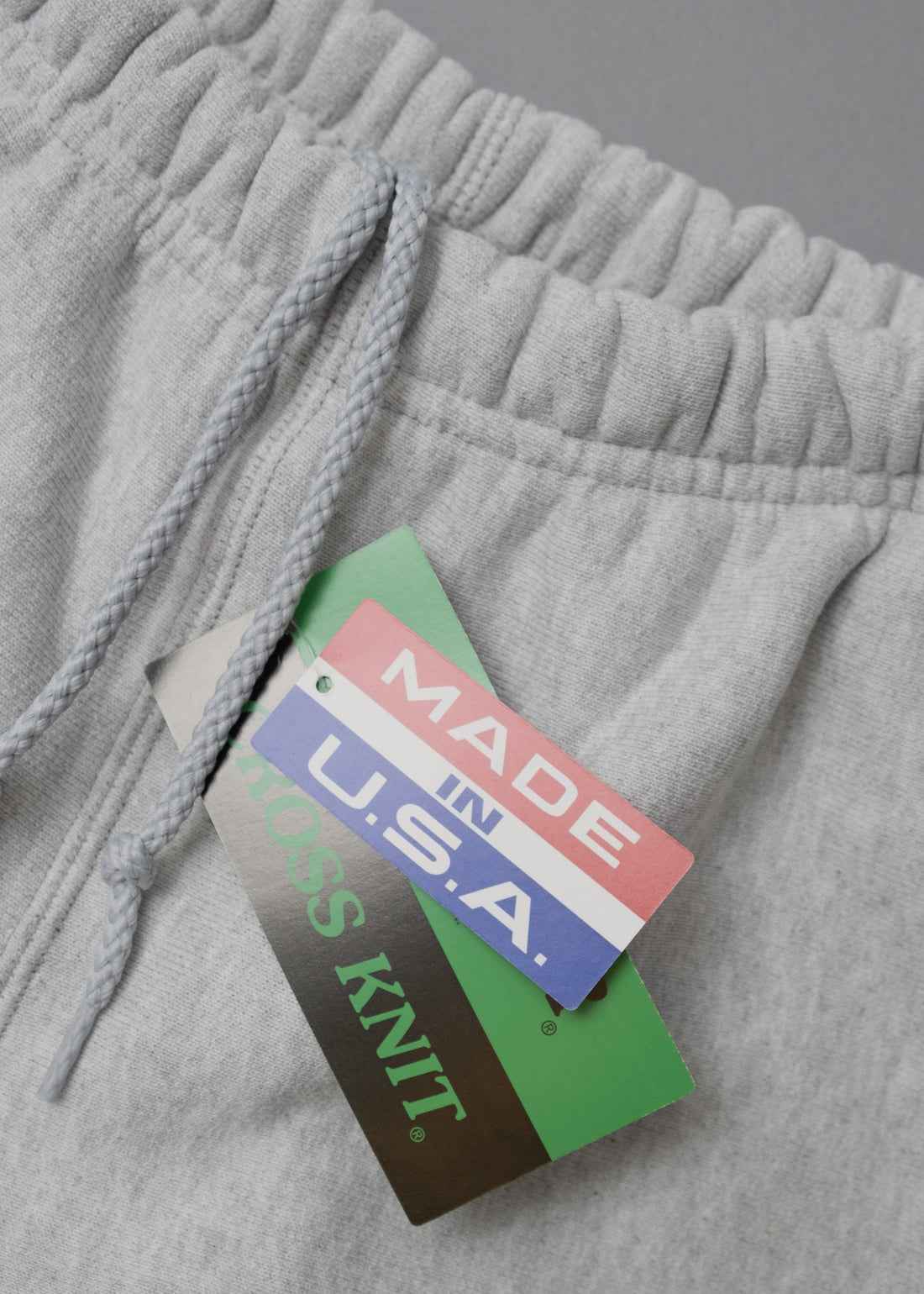 PANTALON DE JOGGING - GRIS CHINE - 12 OZ CROSS KNIT SWEATPANT - CAMBER USA