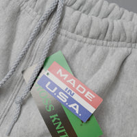 PANTALON DE JOGGING - GRIS CHINE - 12 OZ CROSS KNIT SWEATPANT - CAMBER USA