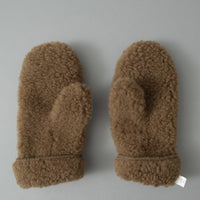 MOUFLES MIXTES - BRUN - LAINE NATURELLE - COLDBREAKER