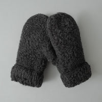 MOUFLES MIXTES - NOIR - LAINE NATURELLE - COLDBREAKER