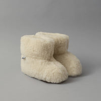 CHAUSSONS ENFANTS EN LAINE NATURELLE - T23 à T34 - DIRECT TANNERIE