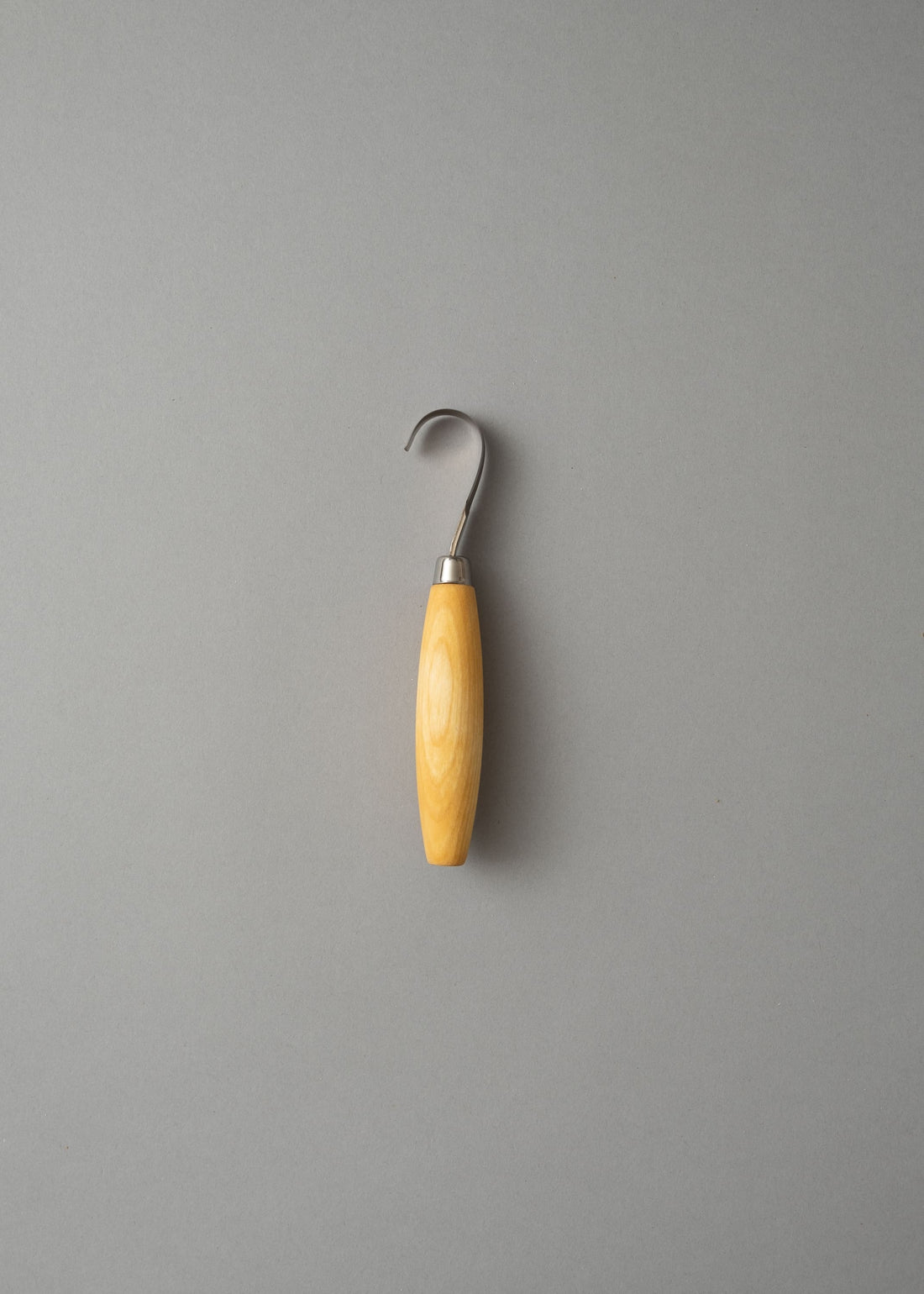 COUTEAU CROCHE DOUBLE TRANCHANT pour sculpter le bois, avec étui en cuir - carving hook 162 - MORAKNIV