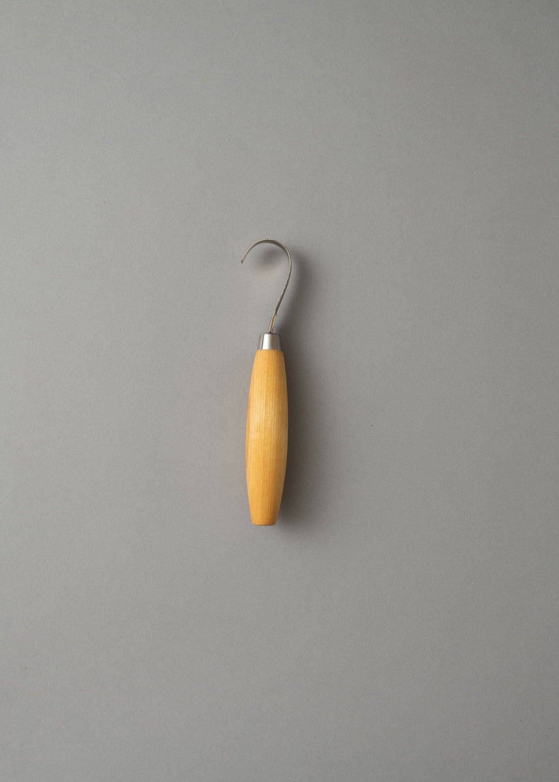 COUTEAU CROCHE DROITIER pour sculpter le bois, avec étui en cuir - carving hook 164 - MORAKNIV