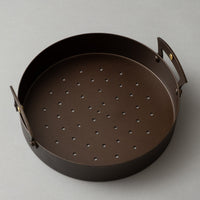 POELE À MARRONS / CHÂTAIGNES - "FER NOIR REPOUSSE" - ⌀ 21,5 CM - NETHERTON FOUNDRY