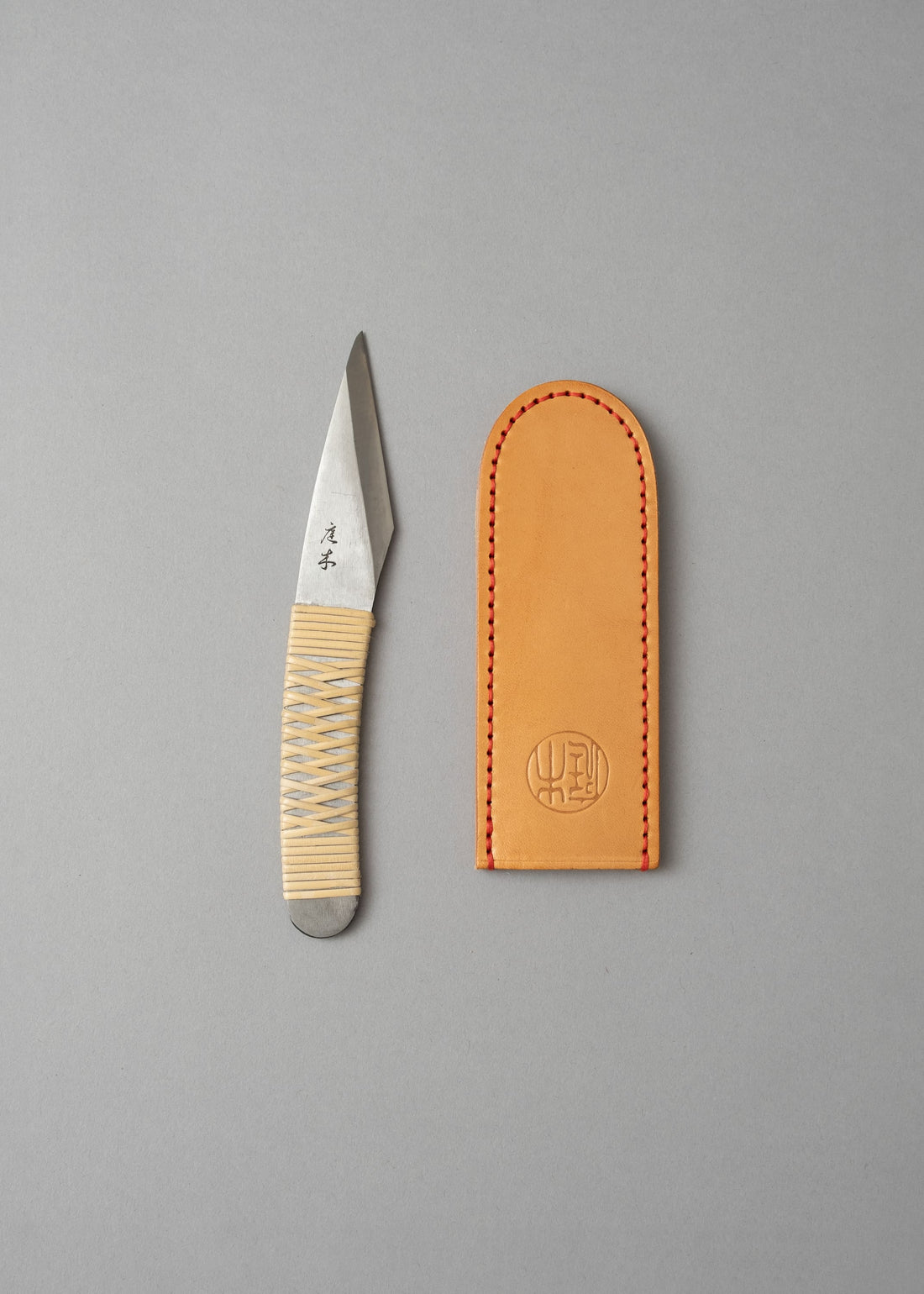 COUTEAU KIRIDASHI JAPONAIS - LAME BLUE PAPER STEEL - ETUI CUIR - NIWAKI