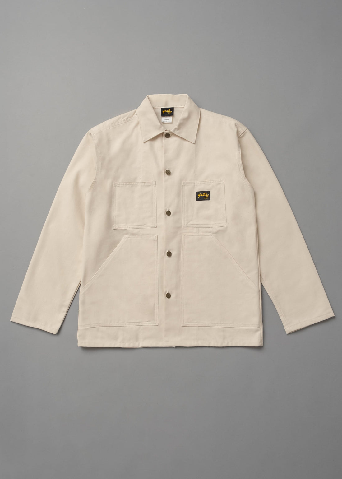 VESTE DE TRAVAIL - "SHOP JACKET" - DRILL NATUREL - STAN RAY