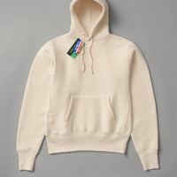 SWEATSHIRT EPAIS - ECRU - Cross-Knit® heavyweight 12 OZ - CAMBER USA