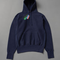 SWEATSHIRT EPAIS - NAVY - Cross-Knit® heavyweight 12 OZ - CAMBER USA