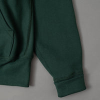 SWEATSHIRT EPAIS - DARK GREEN - Cross-Knit® heavyweight 12 OZ - CAMBER USA