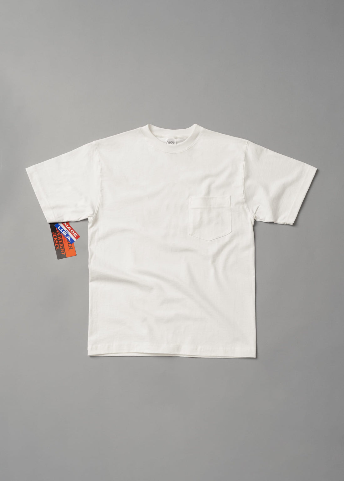 T-SHIRT EPAIS - BLANC - MAX WEIGHT 8 OZ - CAMBER USA
