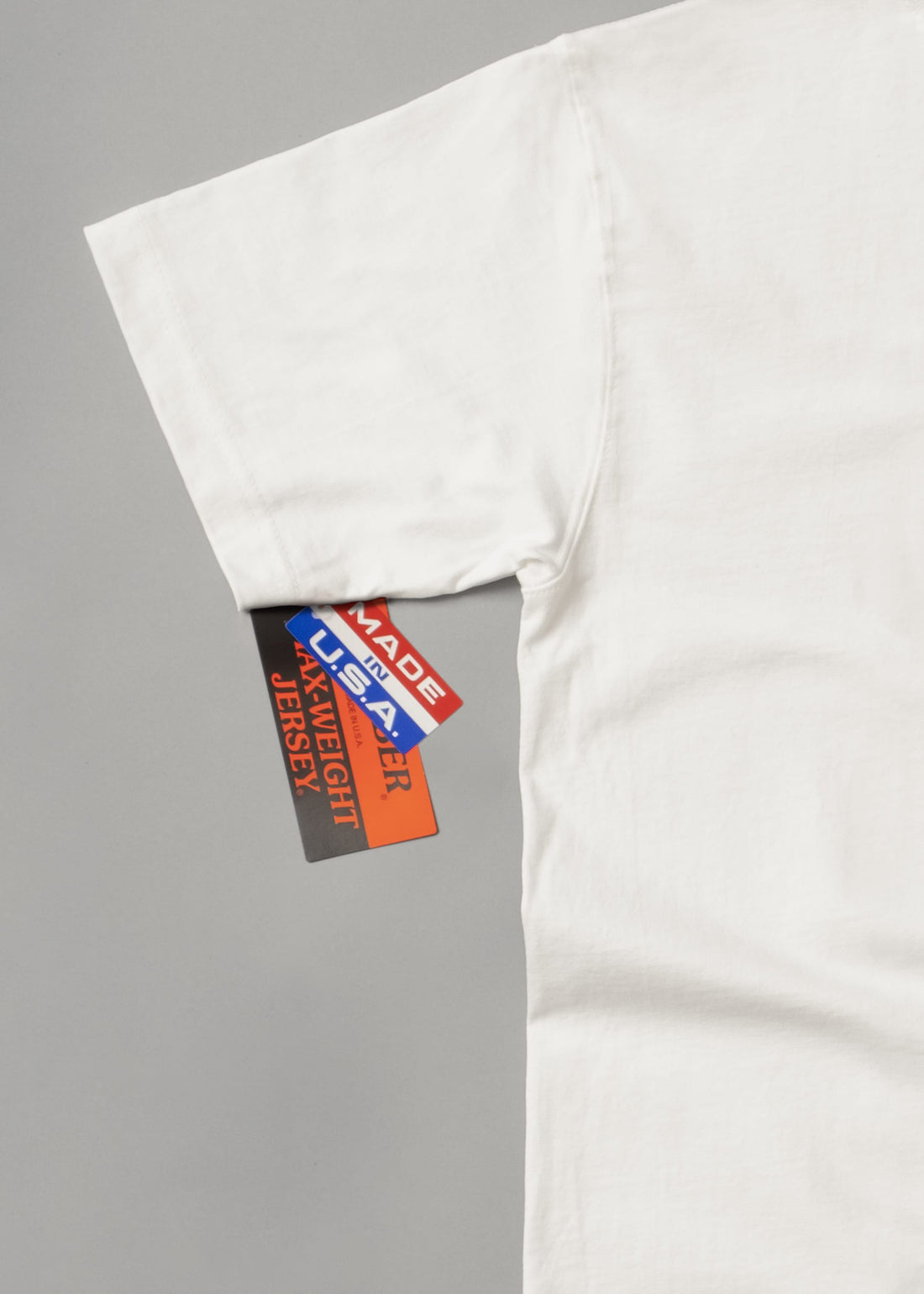 T-SHIRT EPAIS - BLANC - MAX WEIGHT 8 OZ - CAMBER USA
