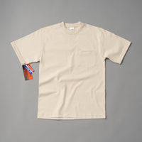 T-SHIRT EPAIS - ECRU - MAX WEIGHT 8 OZ - CAMBER USA