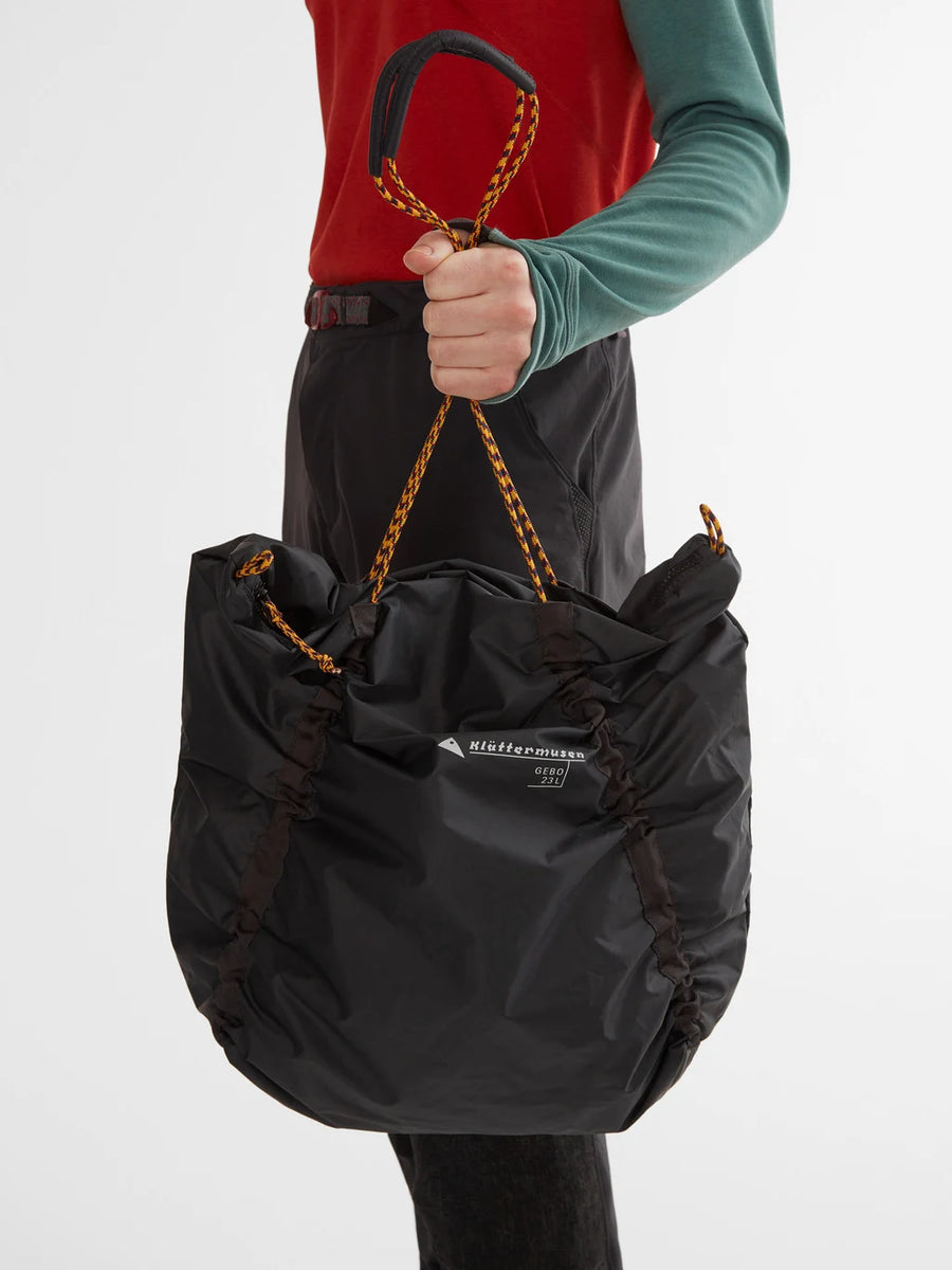 TOTE BAG PLIABLE - GEBO PACKABLE - RAVEN - 23L - KLÄTTERMUSEN