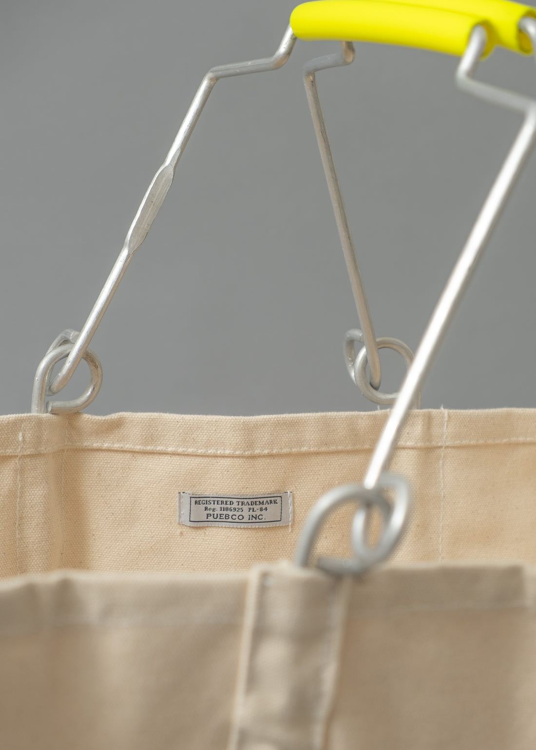 PANIER EN COTON PLIABLE - ACCORDION CANVAS MARKET BASKET - PUEBCO