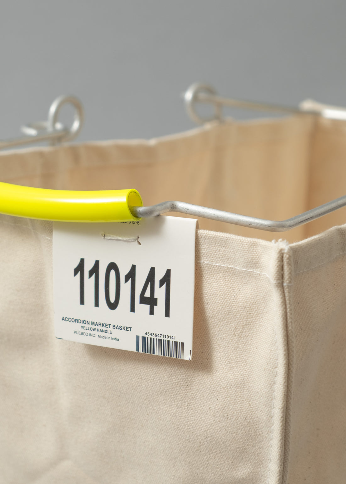PANIER EN COTON PLIABLE - ACCORDION CANVAS MARKET BASKET - PUEBCO