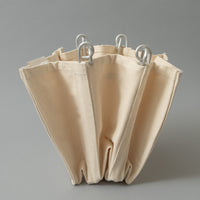 PANIER EN COTON PLIABLE - ACCORDION CANVAS MARKET BASKET - PUEBCO