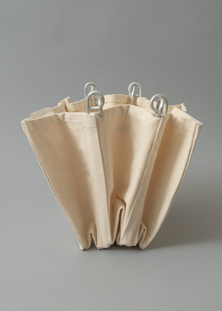 PANIER EN COTON PLIABLE - ACCORDION CANVAS MARKET BASKET - PUEBCO