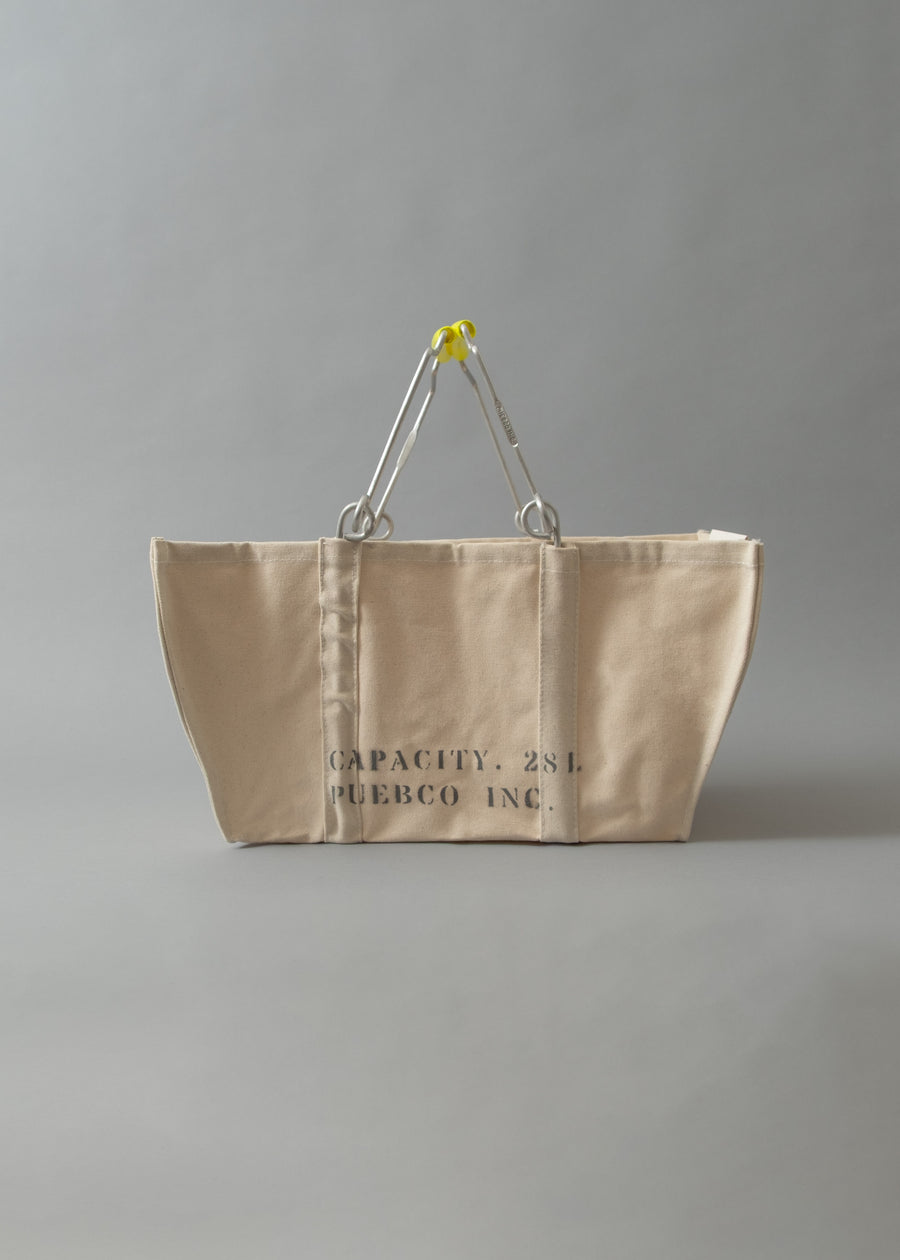 PANIER EN COTON PLIABLE - ACCORDION CANVAS MARKET BASKET - PUEBCO