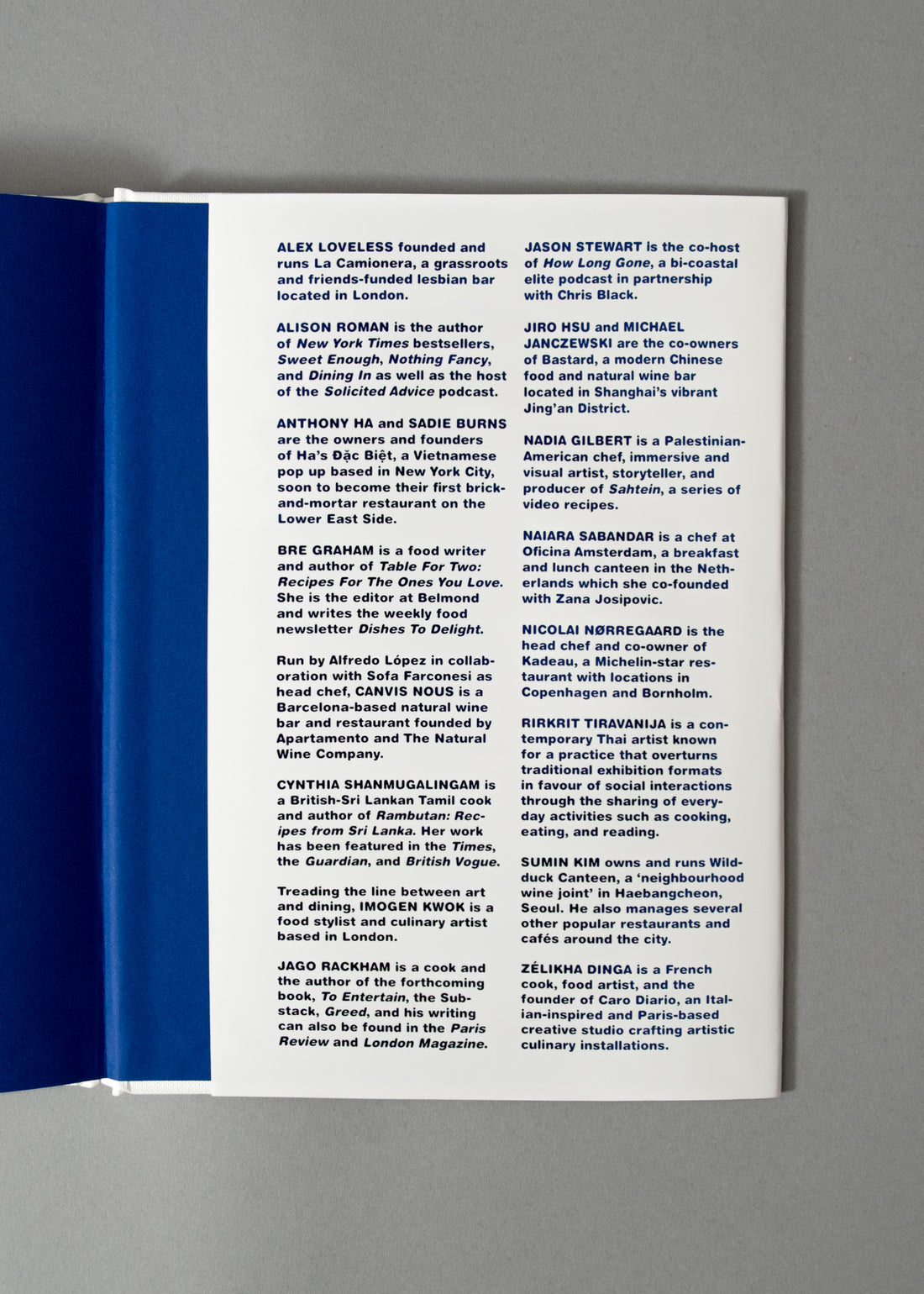 APARTAMENTO COOKBOOK #9 — SANDWICHES