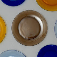 ASSIETTES PLATES X6 - VERRE TREMPÉ - LYS SÉPIA - 23,5 CM - DURALEX