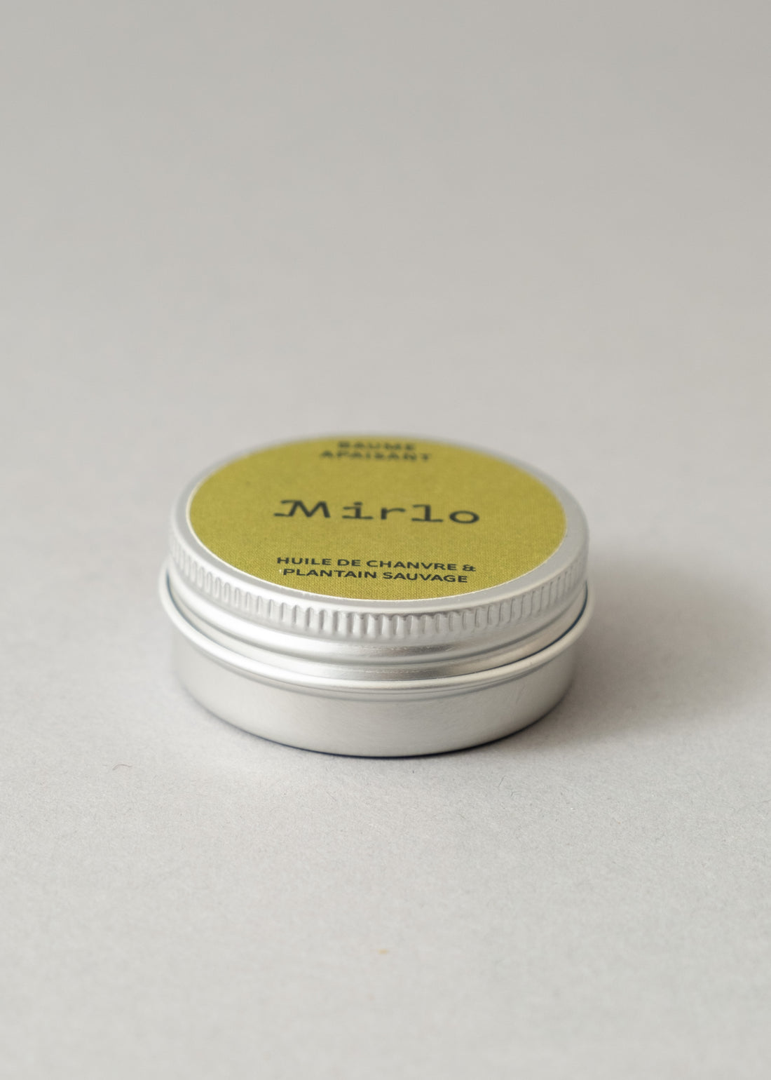 BAUME APAISANT NATURE - PLANTAIN SAUVAGE & HUILE DE CHANVRE - POT ALU 20ML - MIRLO