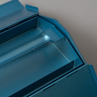 GRANDE BOITE A OUTILS "DOUBLE"- TY-4 - BLEU MÉTALLISÉ - OUTINOMI x MAGASIN VIVANT!